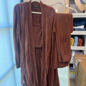 Brown Fuzzy Lounge Set